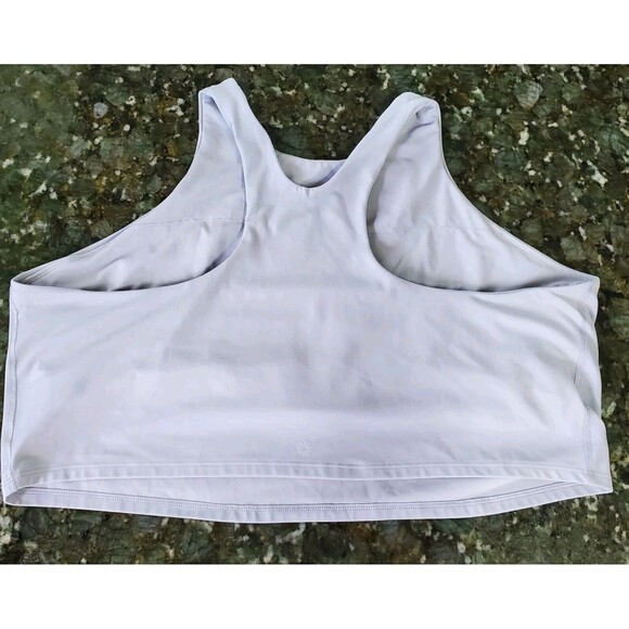 Athleta Women's Conscious Crop Bra Plus Size 3X DD+ Light Lavender - Picture 2 of 16
